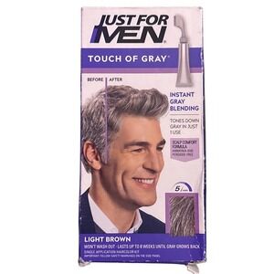NEW Just For Men Touch of Gray T-25 Light Brown Hair Color